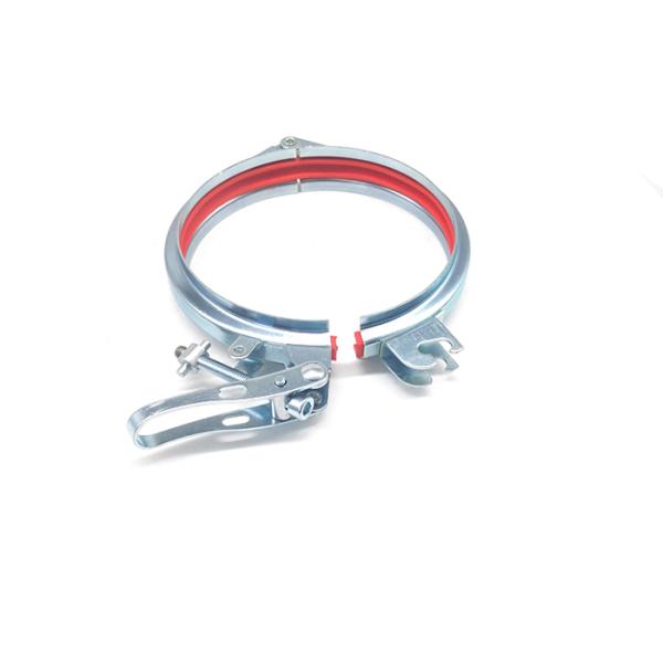 Регулируемый зажим для резиновой трубы трубопровода кольца замыкателя затвора 100mm для извлечения пыли служил фланцем
