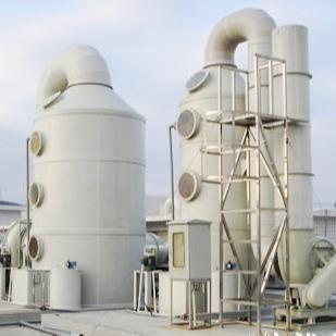 Chemical Gas Absorption Tower , White Spray Tower Scrubber