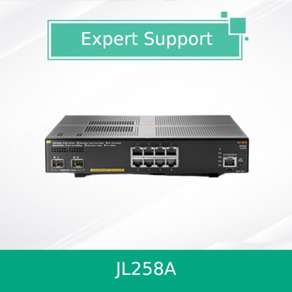 Hpe Aruba Networking 2930f 8g Poe+ 2SFP+ Switch (JL258A) New and Original
