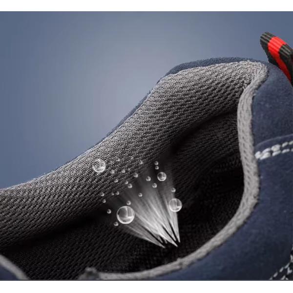 Горячая продажа без кружев нескользящая кожа древесина стальная ножка строительство безопасность обувь для женщин мужчины