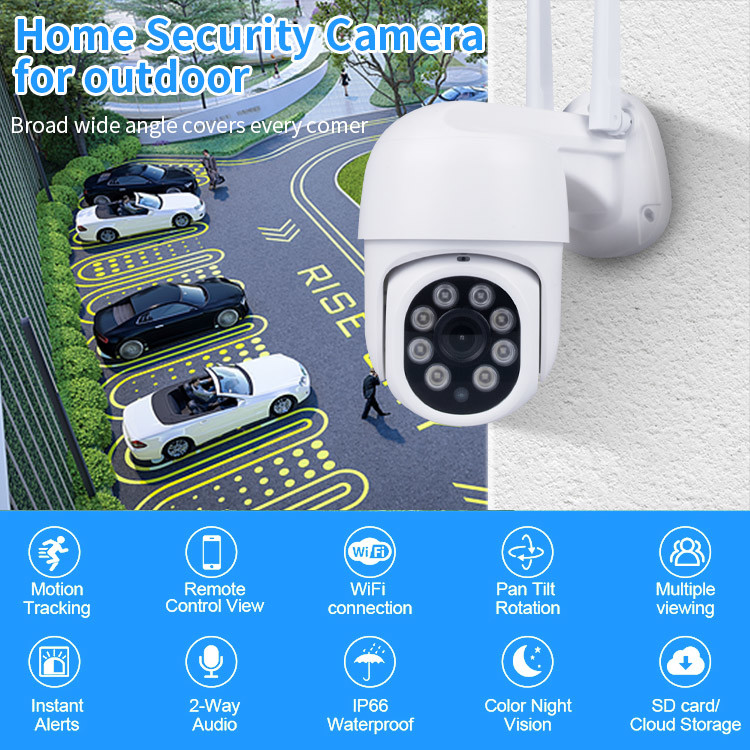 8 камера слежения канала 4MP беспроводная с Wifi NVR IP66 водоустойчивым