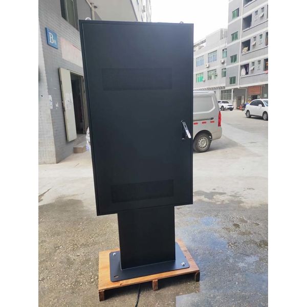 55-inch rainproof, high-definition, high-brightness vertical screen outdoor floor stand ad machine
