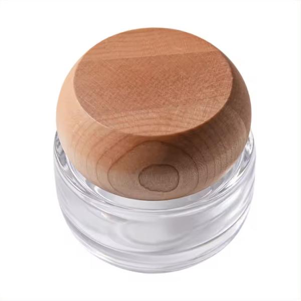 Low Price Green Decorative Luxury Cream Cosmetics 16 Oz 16Oz Glass Jars/Bottle