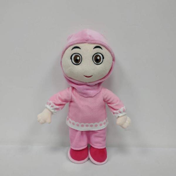 presente enchido dos brinquedos do luxuoso da boneca da menina de 30cm menina africana para o dia das crianças