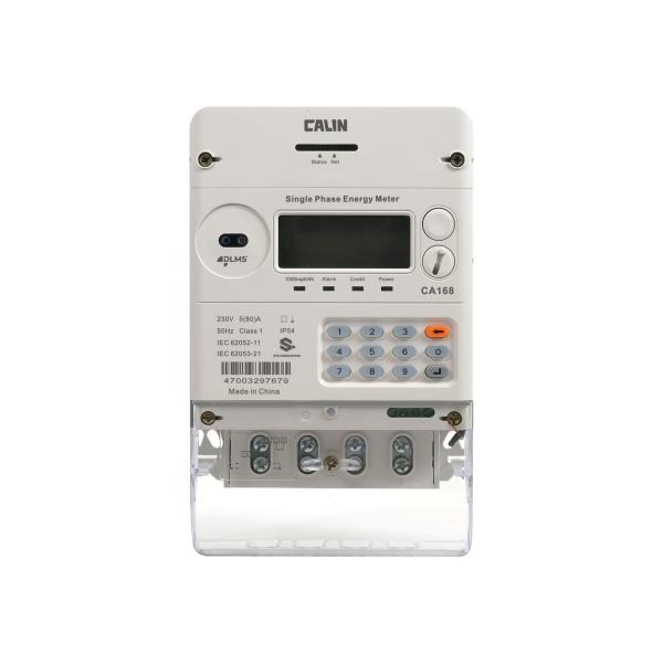 Compact And Keypad-Based Design Split Type Prepaid Electricity Meters For Tenants Broad Range Applications