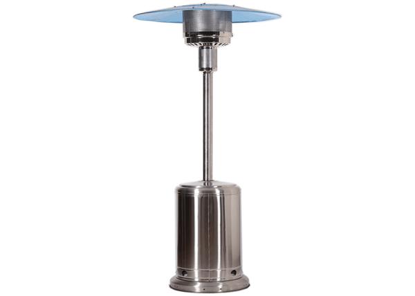 220 cm H Stainless Steel Silver Gas Flexible Radiant Full Height Portable Patio Heater