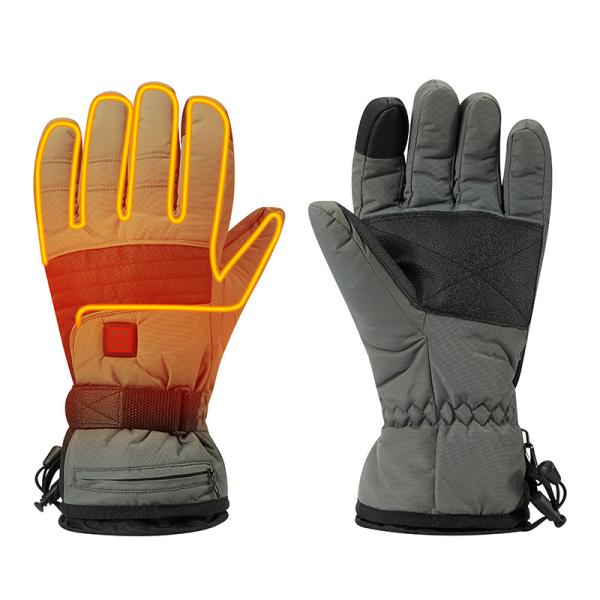 inverno de montada Ski Gloves aquecido elétrico 3.7V 2200mAh da snowboarding