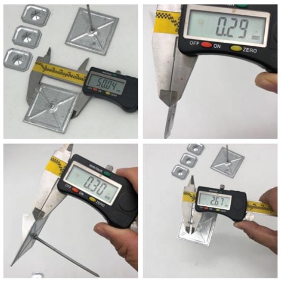 система изоляции Pin ручки прилипателя 20mm собственной личности 25x25mm