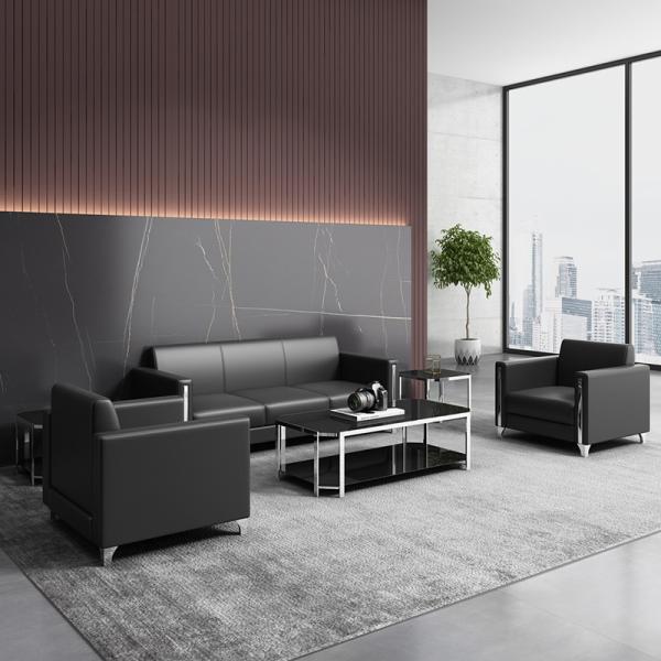 Минималистская роскошная офисная мебель Офисный диван Модель тренда Коммерческая офисная мебель Коммерческий диван
