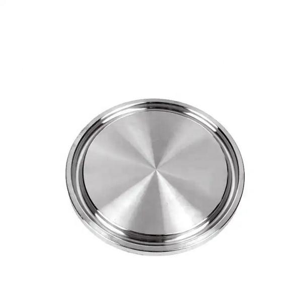 Customized Blind Plate 316 Stainless Steel Sanitary Chuck Clamp Plug Pipe Plug