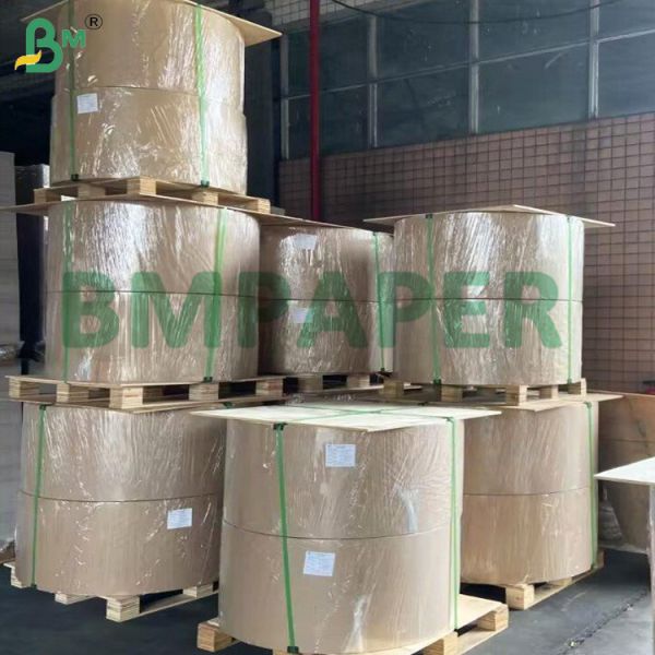 C1S White Paper Coated One Side Label Face Material For Bottle & Glass Labels