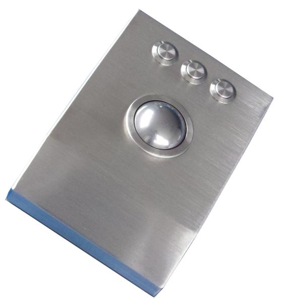 Trackball de aço inoxidável do laser do desktop 38mm do metal áspero com definição de 1200 DPI