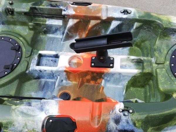 camuflagem do verde de 9Foot Sit On Top Kayak Army com pás e Seat
