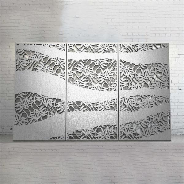 Backyard Metal Garden Fence Panel Decorative Laser Cut Metal Fence Panels