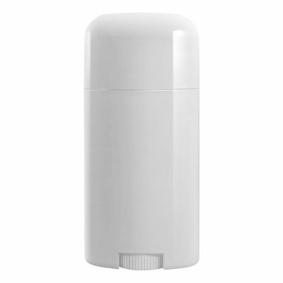 50ml brancos colam o rolo vazio na expedição da garrafa na garrafa oval de Skincare do tempo