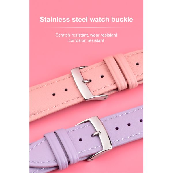 Women's Lively Genuine Leather Watch Strap