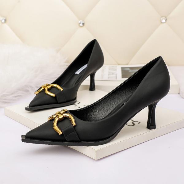 6899-3 Fashion Pointed Shallow Mouth High Heels Stiletto Professional OL Women'S Single Shoes Sexy Thin Banquet Women'S