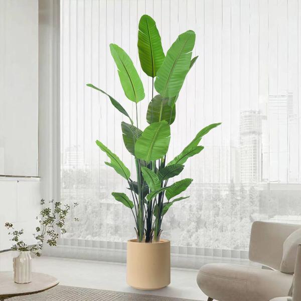 High Quality Artificial Potted Plants 2.5m large indoor bird of paradise plant​  for Indoor Decoration Plant