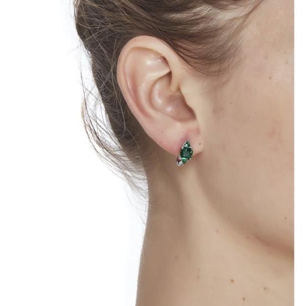 6,06 драгоценная камень отрезка сердца карата TCW создала шкентель ожерелья изумруда 925 стерлинговый серебряный с цепью свободно 18