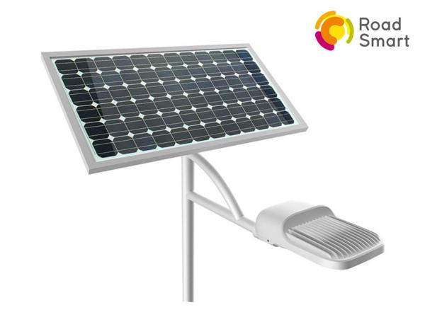 60 LED Solar Powered Street Lights Aluminum Alloy IP65 Waterproof 1700-3200lm