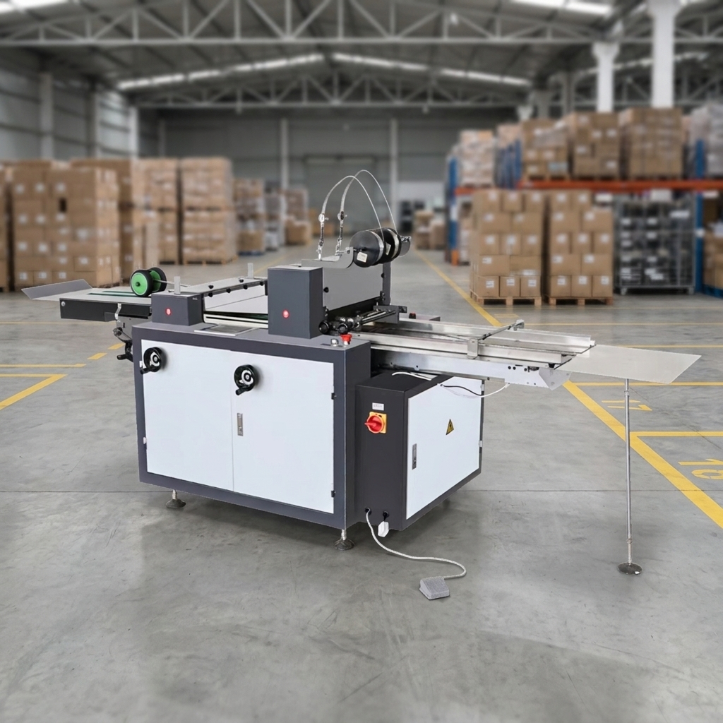 HX350 Integrated Stitching Folding Machine With Automatic Collector