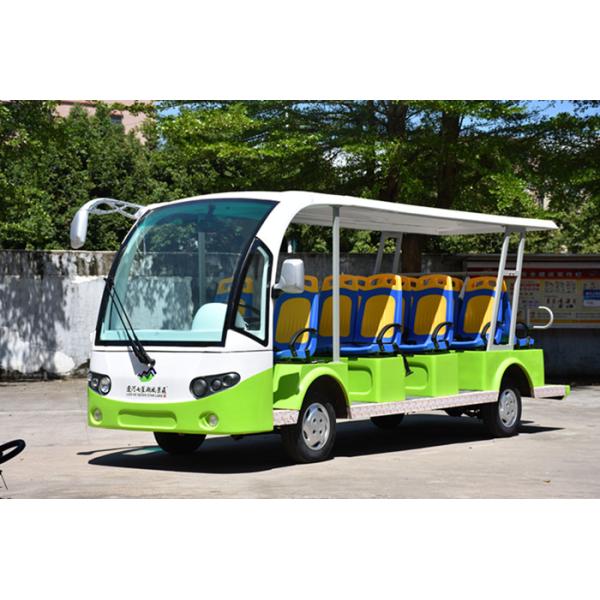 72V / 5KW Curtis Controller Electric School Bus / 14 Seater Electric Shuttle Car