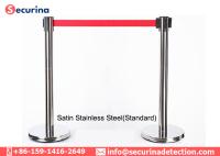 Corde de barrière de contrôle des foules de sécurité, taille escamotable de barrière de corde 900 millimètres