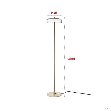 Postmodern Led Floor Lamp Nordic Gold Iron Floor Lamps For Living Room stand led light(WH-MFL-120)