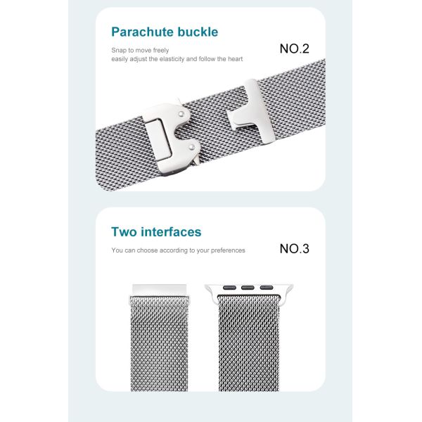 Soft, Skin-friendly Stainless Steel Watch Band