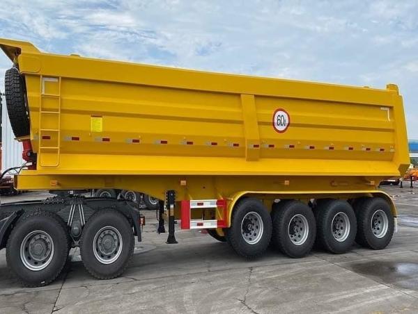 Four Axle Dump Trailer ABS Anti Lock Braking System Ultimate For Heavy Industries