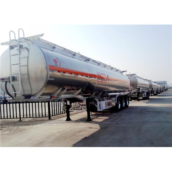 Трейлер танка перехода масла цапфы 42000Л 42кбм трейлера 3 автоцистерны топлива алюминиевого сплава