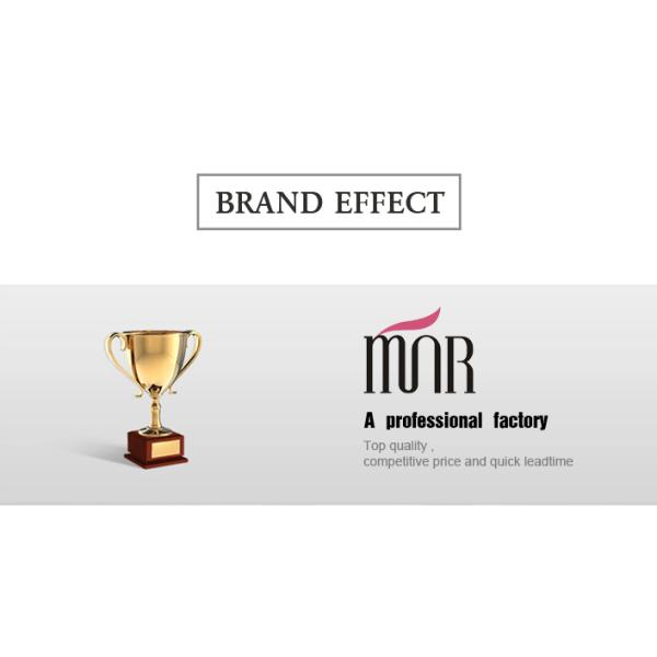 Metal Ferrule 47mm Goat Hair Bronzer Makeup Brush With 55mm Plastic Handle