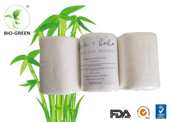 Disposable Design Bamboo Diaper Liners Non Chlorine Bleached Super Absord