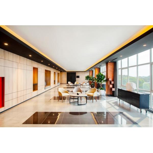 Проектированный король Комната Сюита мебелей комнаты прожития гостиницы облицовки Суда/дуба большой