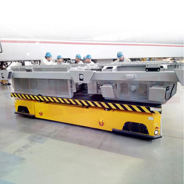 Heavy Duty Battery Transfer Trolley Motorized Transport Bogie