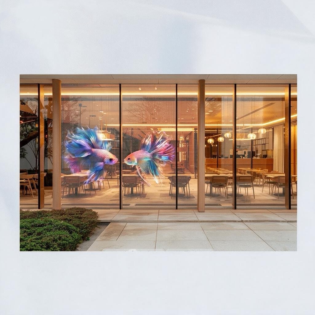 2mm 4mm Holographic Transparent Screen Achieving Naked Eye 3D Levitation Images