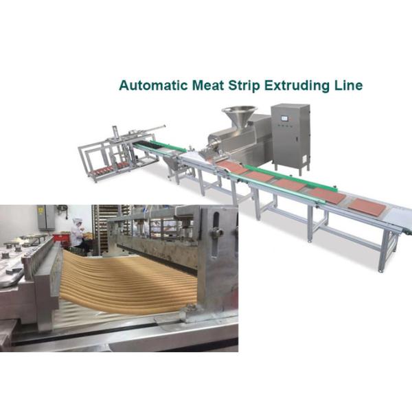 Máquina Cortadora de Tiras de Carne / Línea de Procesamiento de Alimentos para Mascotas, Golosinas de Carne en Tiras para Perros