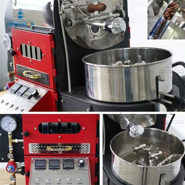 Electric 316 Food Grade Stainless Steel Coffee Roaster With Optional Gas Models