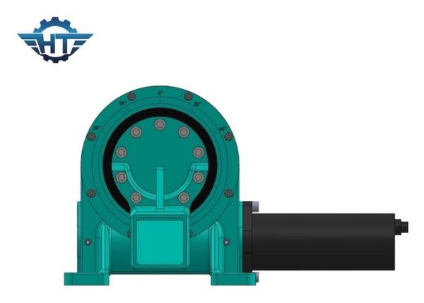 IP66 Heavy Duty Solar Slew Drive Gearbox For Electric Motor Single Axis Tracking System