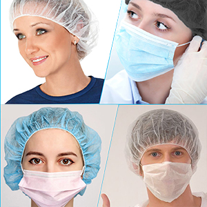 Bouffant Caps Disposable Shower Cap Custom Hotel Amenity Bath Spa Hair Cap Waterproof Disposable White Head Cap