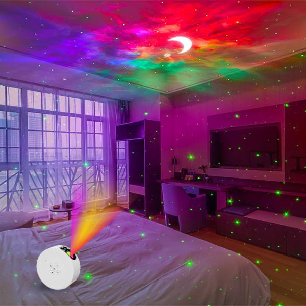 Rotating Star Moon Ceiling Light Projector Lamp Multipurpose