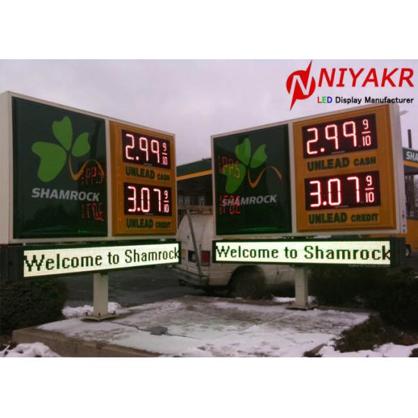 Газовая цена СИД супер яркости на открытом воздухе подписывает знаки цены цифров для бензоколонки