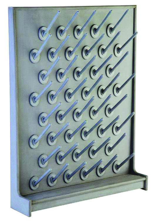 High Density PP Laboratory Pegboard Drying Rack Wall Mounted Lab Glassware Drying Rack