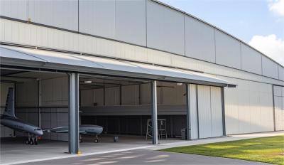Large Span Steel Structure Aircraft Hangar Construction Fast Install Customized