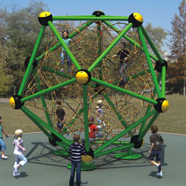 Novel Design Kids Rope And Steel Outdoor Kids Climbing Wall Equipment