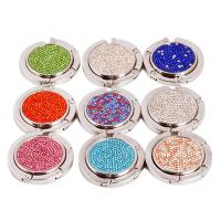 Gancho de Saco Desdobrável de Metal Gancho de Mesa Desdobrável de Diamante para Viagens