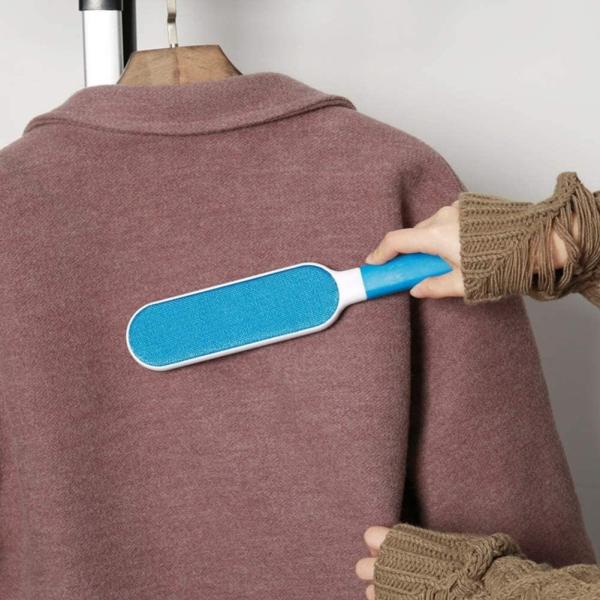 Щетка для ухода за собаками Abs Blue Grey Самоочищающаяся