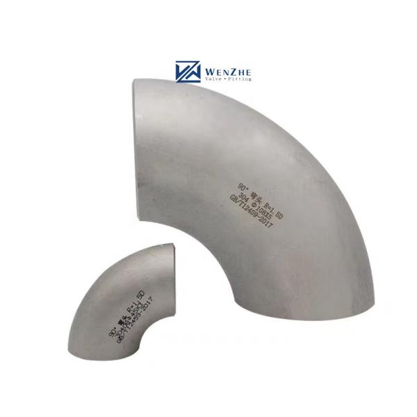 Stainless Steel 304 316 316L 90 Degree Butt Welded Elbow Connection 1