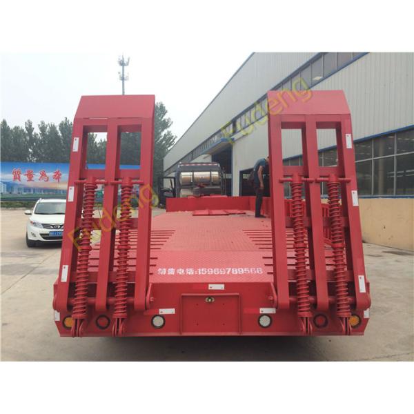 Heavy Duty 40-60 Ton Low Bed Semi Trailer Excavator Truck Trailer