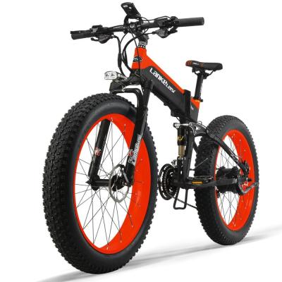 CE Certificate Fat Tire Electric Bike 26 Inch 48V Lithium Battery
